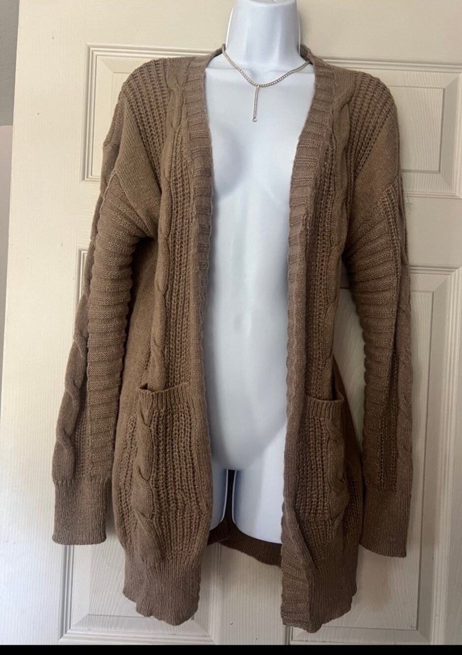 Fashion Nova Mocha Cardigan